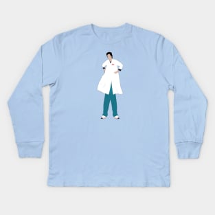 The World's Most Giant Doctor by doctorheadly Kids Long Sleeve T-Shirt